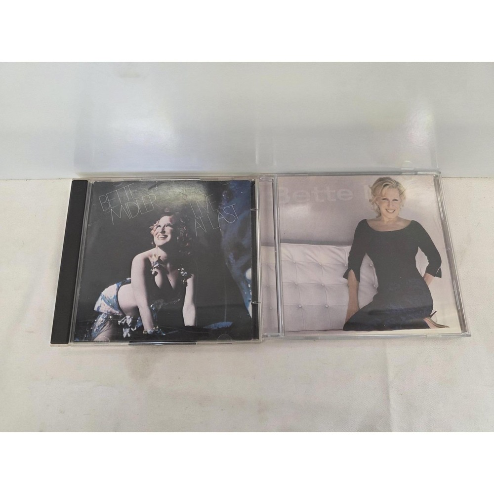 Bette Midler 2 CD Lot Live At Last Bette Atlantic Pop Vocal Adult Contemporary